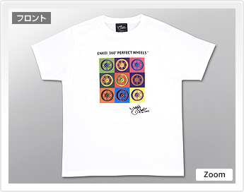 ENKEI オリジナルTシャツ(ホワイト/9WHEELS)