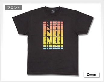 ENKEI オリジナルTシャツ(サンセットグラデーション:ブラック)