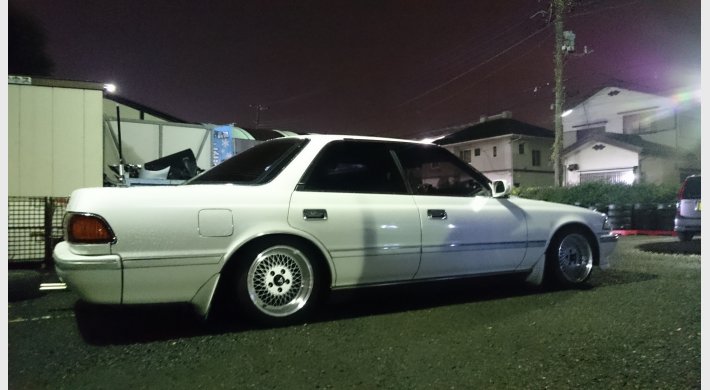 gx81純正ホイール マークII 脂っこく