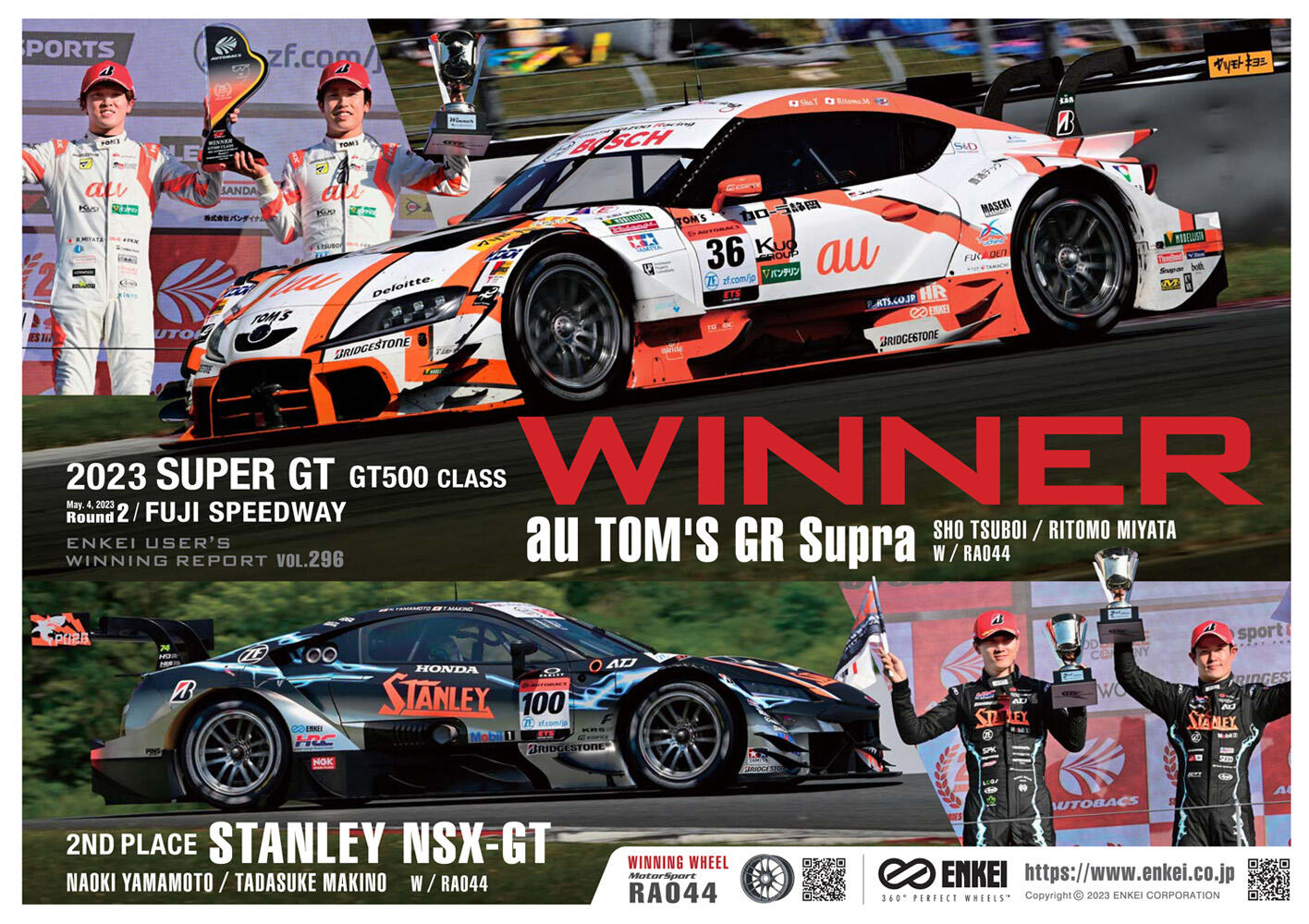 【ENKEI USER'S WINNING REPORT】 Vol.296 ｜NEWS and BLOG｜ENKEI WHEELS