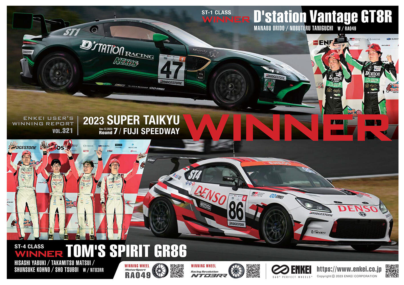 ENKEI USER'S WINNING REPORT Vol.321 ｜NEWS and BLOG｜ENKEI